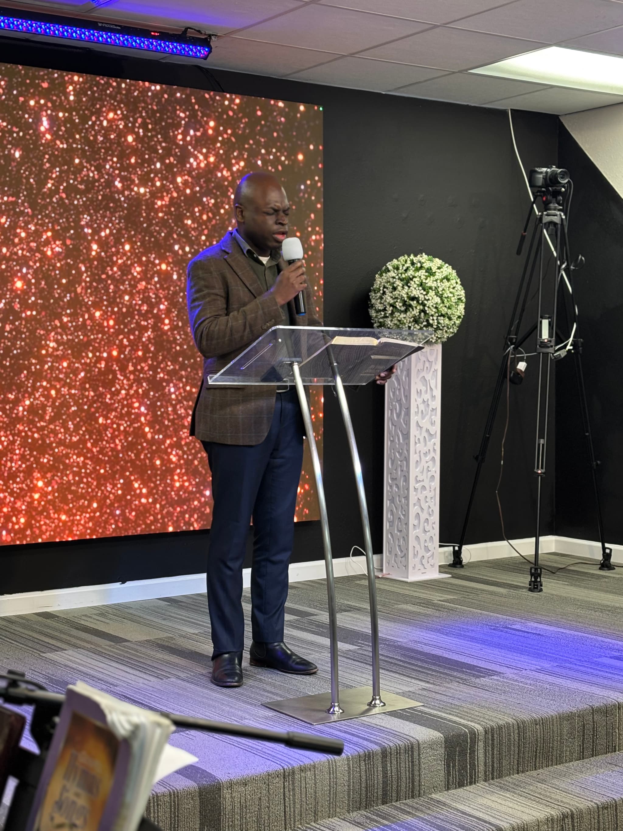 Bro. Kazeem T. - DLBC Dallas TX sharing testimony